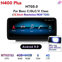 Load image into Gallery viewer, NaviFly 10.25" IPS Screen 8 core Android 10.0 Car GPS Navigation player For Mercedes Benz C Class W205 2014-2018 NTG5.0 With WIF