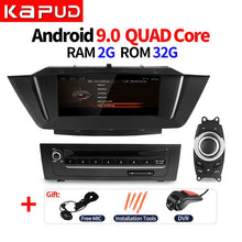 Load image into Gallery viewer, Kapud 9'' Android 9.0 4Core ROM 32G car Radio GPS navigation,for BMW X1 E84 2015-2012,Bluetooth,USB SD Stereo Radio,SWC,idrive