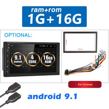 Load image into Gallery viewer, Podofo Android 8.1 2 Din Car radio Multimedia GPS Player 2DIN 2.5D Universal For Volkswagen Nissan Hyundai Kia toyota LADA Ford