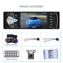 Load image into Gallery viewer, AMPrime Autoradio 4022D 4.1" 1 Din Car Radio Audio Stereo USB AUX FM Audio Player Radio Station With Remote Control Car Audio