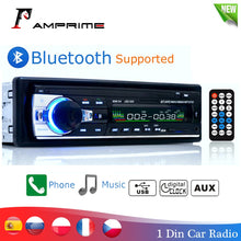Load image into Gallery viewer, AMPrime Bluetooth Autoradio Car Stereo Radio FM Aux Input Receiver SD USB JSD-520 12V In-dash 1 din Car MP3 Multimedia Player