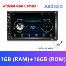 Load image into Gallery viewer, Podofo Android 2 Din Car Radio RAM 2GB+ ROM 32GB Android 7'' 2Din Car Radio Autoradio GPS Multimedia Player For Ford VW Golf